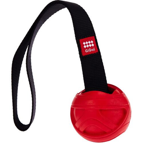 Gigwi Go-Fetch Slinger Ball Interactive Play Durable Pet Dog Toy Red