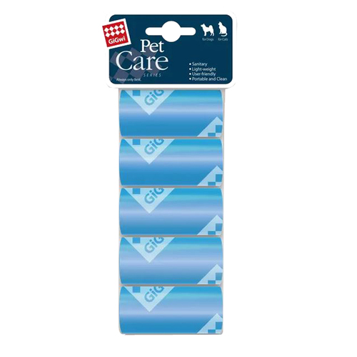Gigwi Waste Refill Sanitary Bags for Gigwi Dispenser 5 Pack 