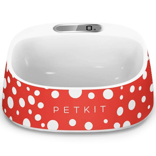 Petkit Smart Digital Pet Antibacterial Bowl Scale Polka Dot Print 