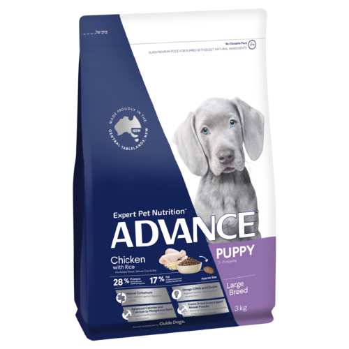 Advance Puppy Growth Large Breed Dry Dog Food Chicken w/ Rice 3kg