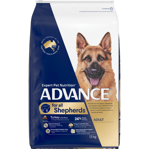 Advance Adult Large Breed All Shepherds Dry Dog Food Turkey with Rice 13kg
