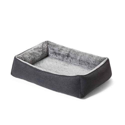 Snooza Snuggler Plush Dog Bed Non-Slip Base Chinchilla Small