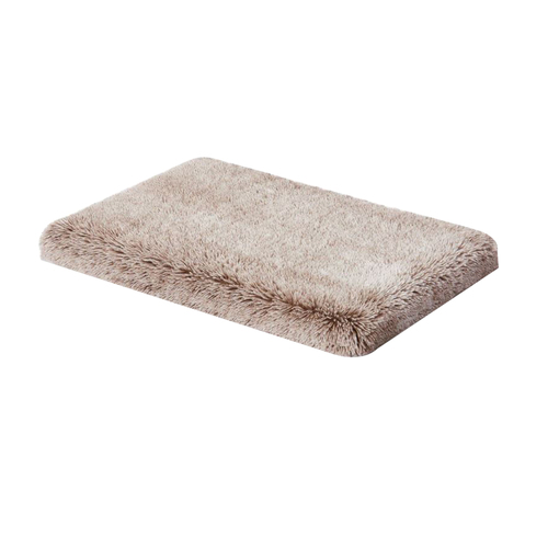 Snooza Calming Ortho Long-Pile Plush Pet Dog Bed Mink Small