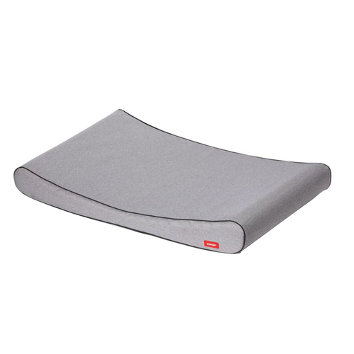 Snooza Ortho Lounger Polyester Plush Pet Dog Bed Grey Large 