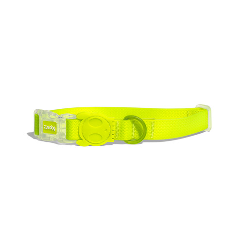 Zee Dog Neopro Adjustable Soft Dog Collar Yellow XS