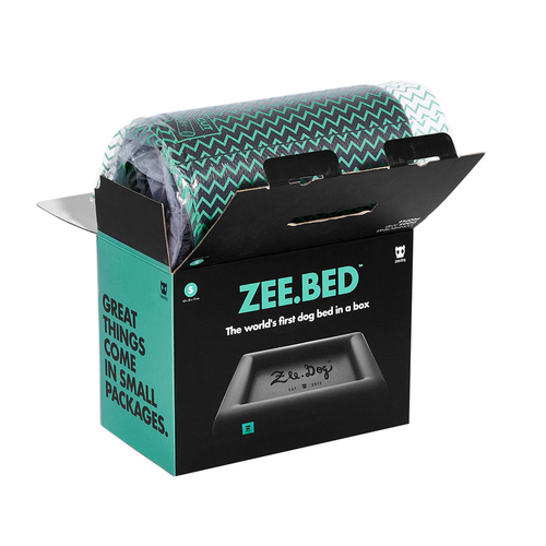 Zee Dog Zee Bed w/ Skull Logo Orthopedic Pillow Dog Bed Small