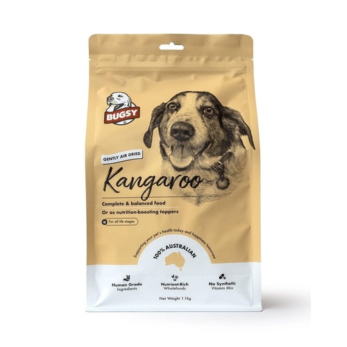 Bugsys All Life Stages Air-Dried Complete & Balanced Dry Dog Food Kangaroo 1.1kg