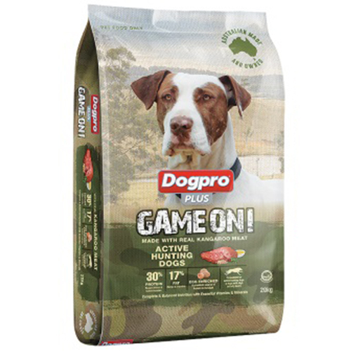 DogPro Game on Active Hunting Dogs Food High Protein 20kg 