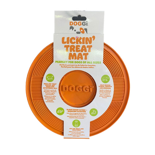 Superior Pet Doggi Lickin' Treat Mat Slow Feeder Lick Mat for Dogs