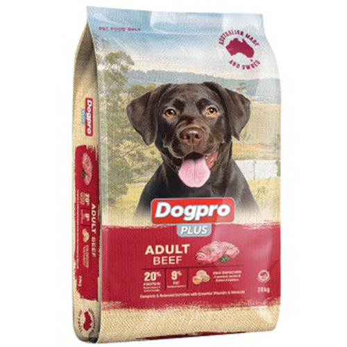 Dog Pro Plus Adult Dry Dog Food Enriched w/ Eggs Beef 20kg