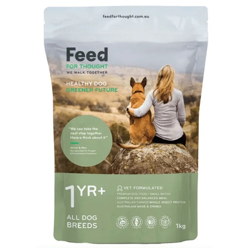 Feed For Thought All Breeds 1+ Years Insect Protein Dry Dog Food 1kg