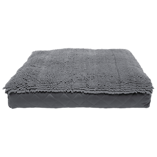 Dog Gone Smart Rectangle Dog Bed Cushion Grey Medium
