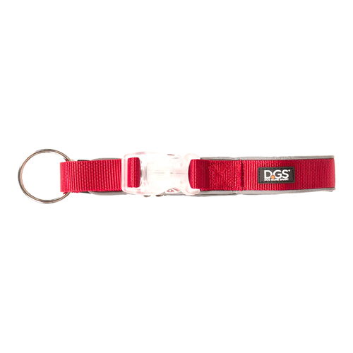 Dog Gone Smart Comet LED Pet Reflective Safety Collar Red Small