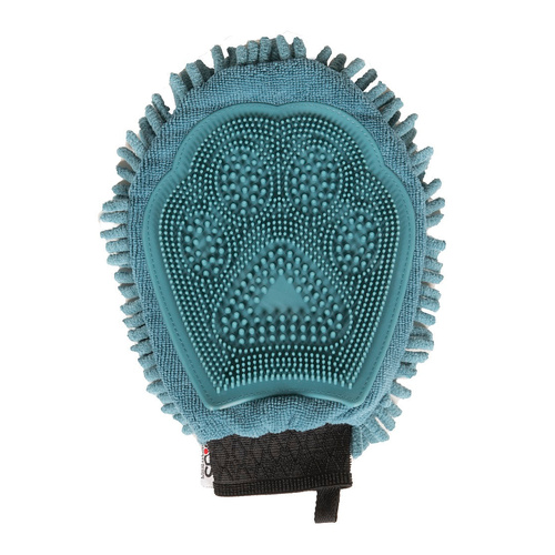DGS Pet Dirty Dog Doormat Grooming Mitt Odor Resistant Pacific Blue