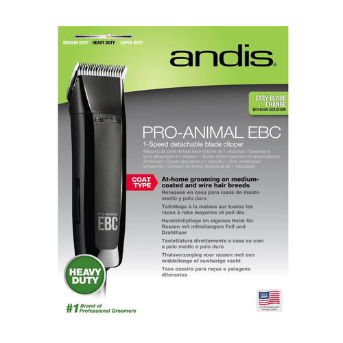 Andis Pro-Animal EBC Detachable Blade Pet Dog Grooming Clipper