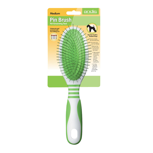 Andis Pin Brush Pet Grooming Tool for Small to Medium Dogs Medium