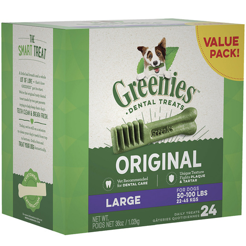 Greenies Original Large Dogs Dental Treats 22-45kg 1kg 
