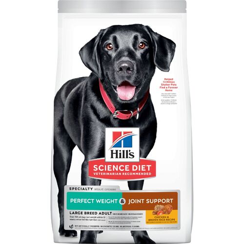 Hills Adult Large Breed Perfect Weight & Joint Support Dog Food Chicken 11.3kg
