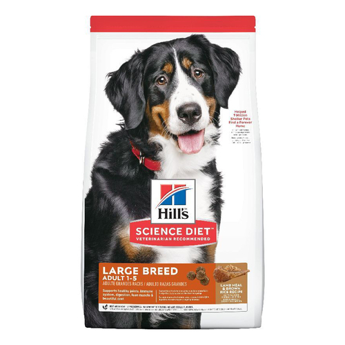 Hills Adult 1+ Large Breed Dry Dog Food Lamb & Brown Rice 14.97kg