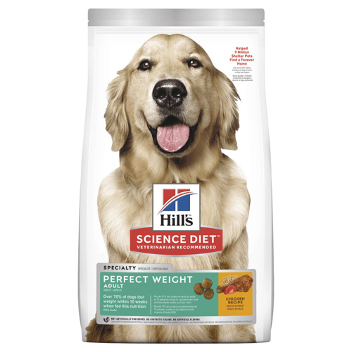 Hills Adult Perfect Weight Dry Dog Food Chicken 1.8kg