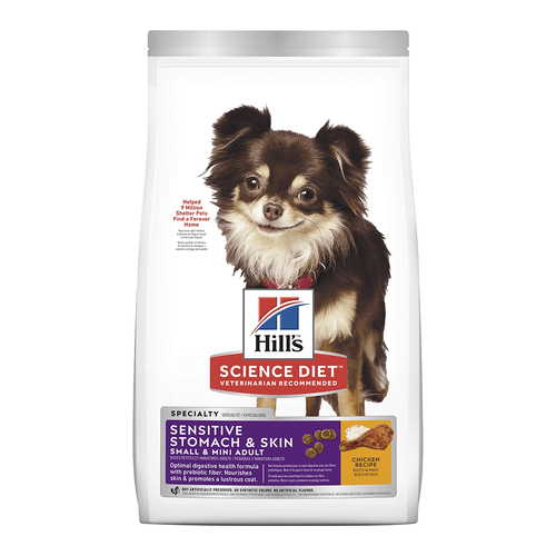 Hills Adult Small & Mini Sensitive Stomach & Skin Dry Dog Food 6.8kg