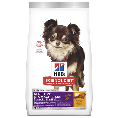 Hills Adult Small & Mini Sensitive Stomach & Skin Dry Dog Food Chicken 1.8kg