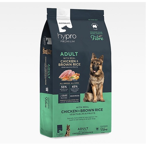 Hypro Premium Adult All Breeds Dry Dog Food with Chicken & Brown Rice 2.5kg