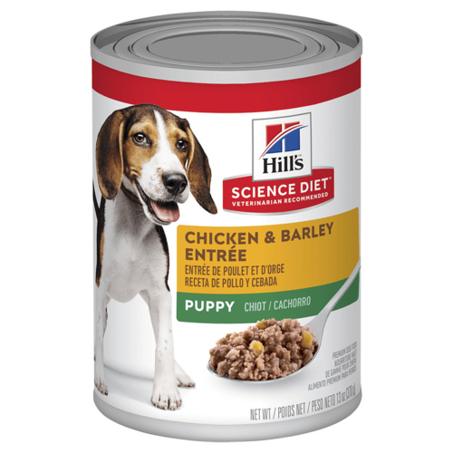Hills Puppy Wet Dog Food Chicken Meal & Barley Entrée 12 x 370g