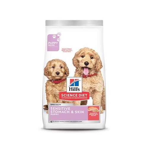 Hills Puppy Sensitive Stomach & Skin Dry Dog Food Salmon & Brown Rice 1.81kg