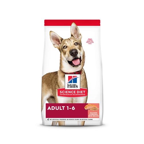 Hills Adult 1-6 Dry Dog Food Salmon & Brown Rice Recipe 6.4kg