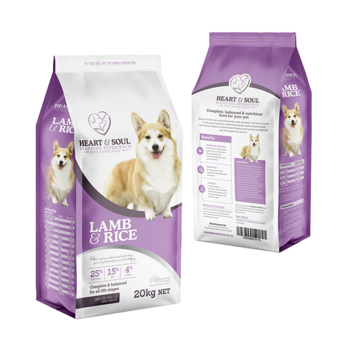 Heart & Soul All Life Stages Dry Dog Food Lamb & Rice 20kg