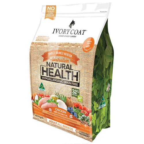 Ivory Coat Dog Adult Grain Free Chicken with Coconut Oil 13kg 