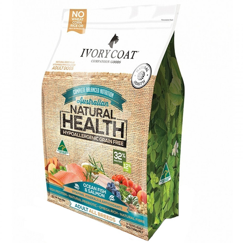 Ivory Coat Dog Adult 1+ Grain Free Ocean Fish & Salmon 2kg 
