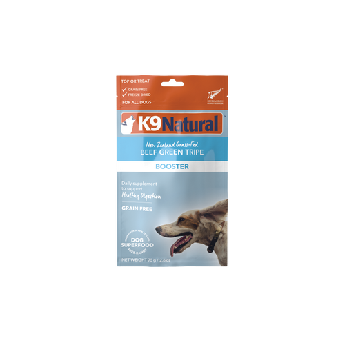 K9 Natural NZ Beef Green Tripe Booster Grain-Free Dog Supplement 75g