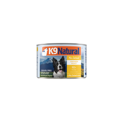 K9 Natural All Life Stages NZ Chicken Feast Canned Dog Food 12 x 170g