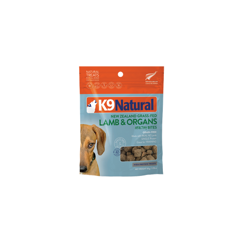 K9 Natural NZ Lamb & Organs Healthy Bites Grain-Free Natural Dog Treats 50g