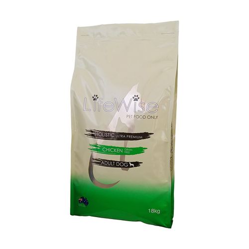 Lifewise Adult Dry Dog Food Chicken w/ Turkey & Vegetables 18kg