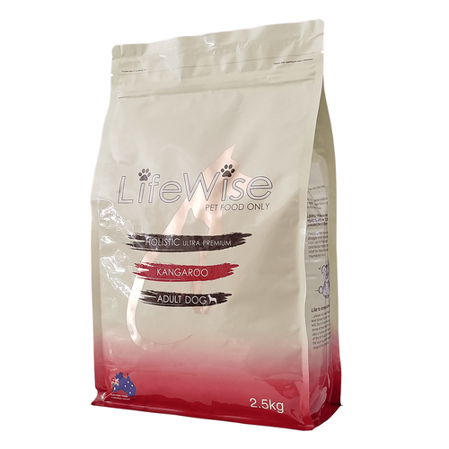 Lifewise Adult Dry Dog Food Wild Kangaroo w/ Lamb Rice & Vegetables 2.5kg
