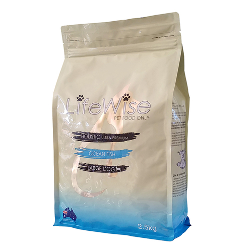 Lifewise Adult Large Dry Dog Food Ocean Fish w/ Lamb & Vegetables 2.5kg