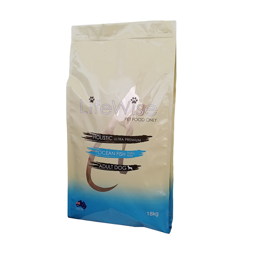 Lifewise Adult Small Dry Dog Food Ocean Fish w/ Lamb & Vegetables 18kg