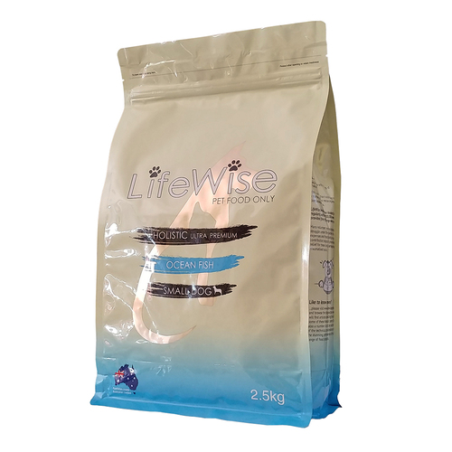 Lifewise Adult Small Dry Dog Food Ocean Fish w/ Lamb & Vegetables 2.5kg
