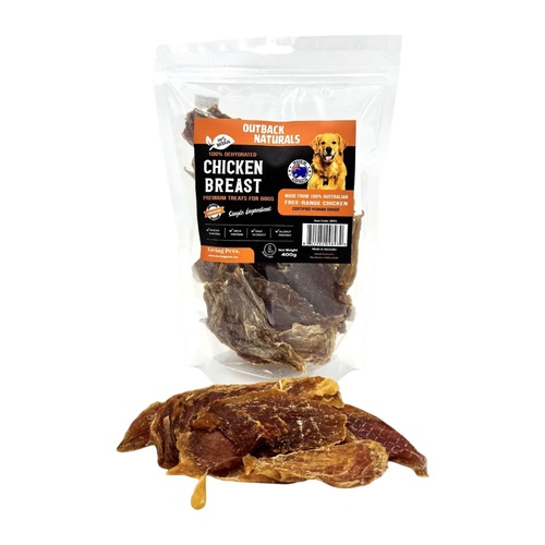 Loving Pets Chicken Breast Premium Natural Dog Training Treats 400g