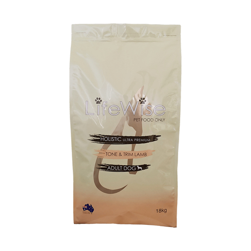Lifewise Adult Dry Dog Food Tone & Trim Lamb w/ Oats & Vegetables 18kg