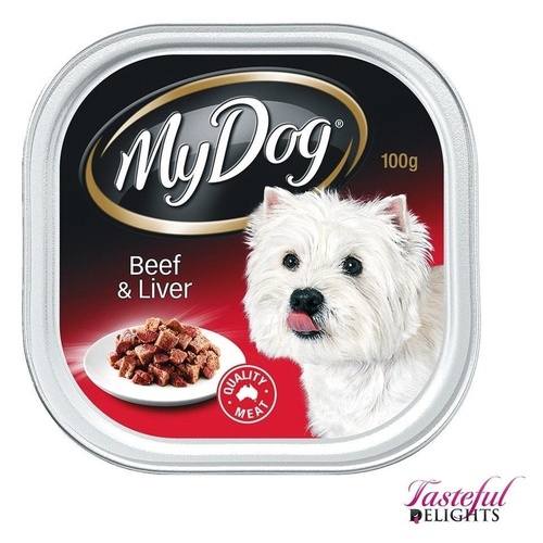 My Dog Beef & Liver Wet Dog Food 100g x 12
