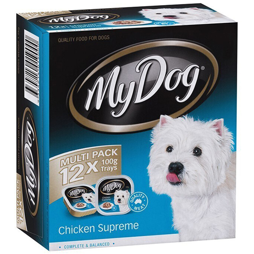 My Dog Chicken Supreme Multi Packed Dog Food 12 x 100g 