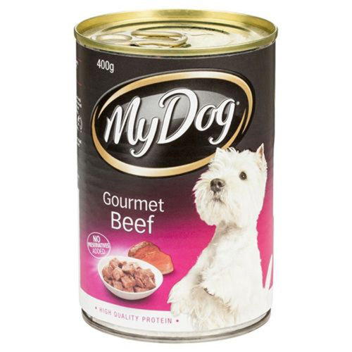 My Dog Gourmet Beef Dog Food 24 x 400g 