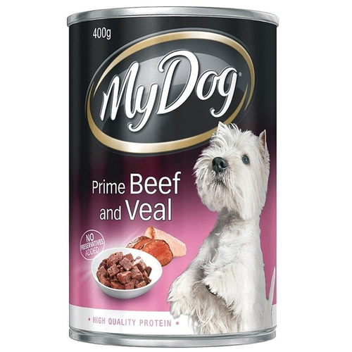 My Dog Prime Beef Veal Dog Food 24 x 400g 