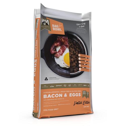 MFM All Breeds Grain & Gluten Free Dry Dog Food Bacon & Eggs 14kg
