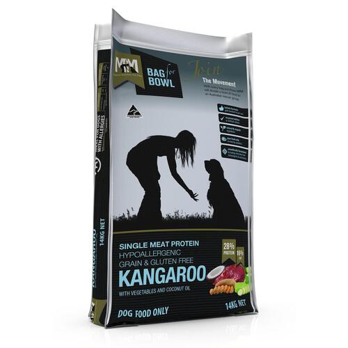 MFM Adult Single Meat Protein Dry Dog Food Kangaroo w/ Vegetables 14kg