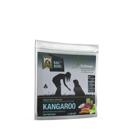MFM Adult Single Meat Protein Dry Dog Food Kangaroo w/ Vegetables 2.5kg